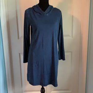 Pure Jill Hooded Tunic, Indigo